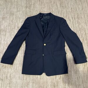 Chaps Navy Boy’s Blazer with Gold Buttons